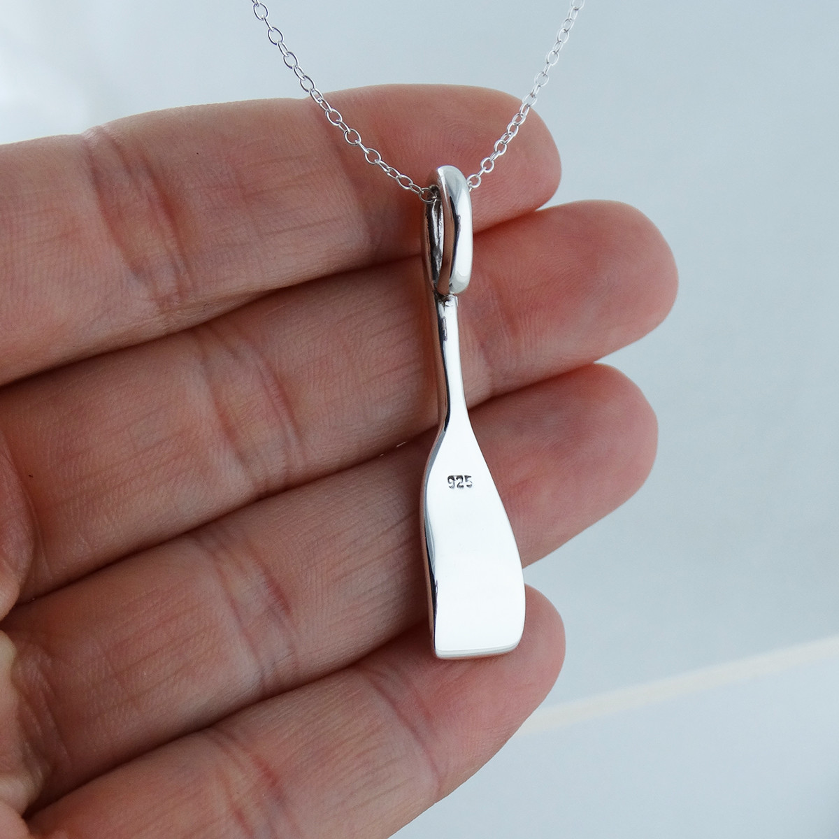 Rowing Oar Necklace 925 Sterling Silver FashionJunkie4Life