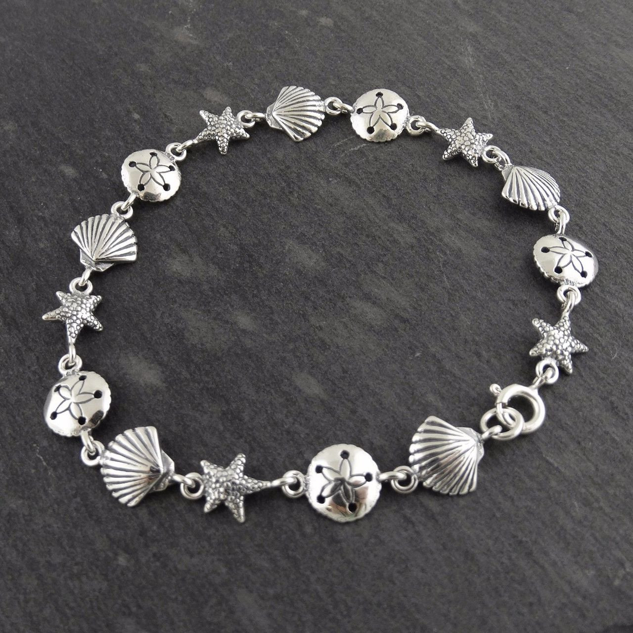 Wholesale Beebeecraft 5Pcs Starfish Charms 925 Sterling Silver Beach Sea  Stars Charm Pendants with Jump Rings 15x9.5x2mm for Summer Hawaii Bracelet  Necklace Choker Jewelry Making Supplies 