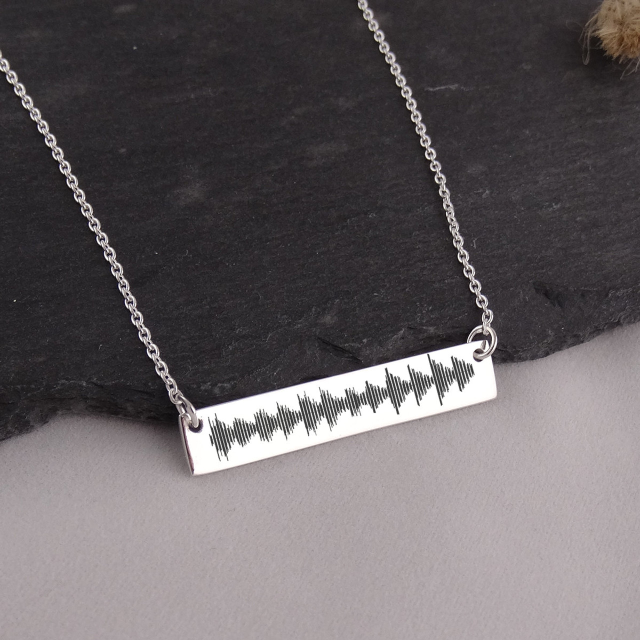 Voice wave store necklace