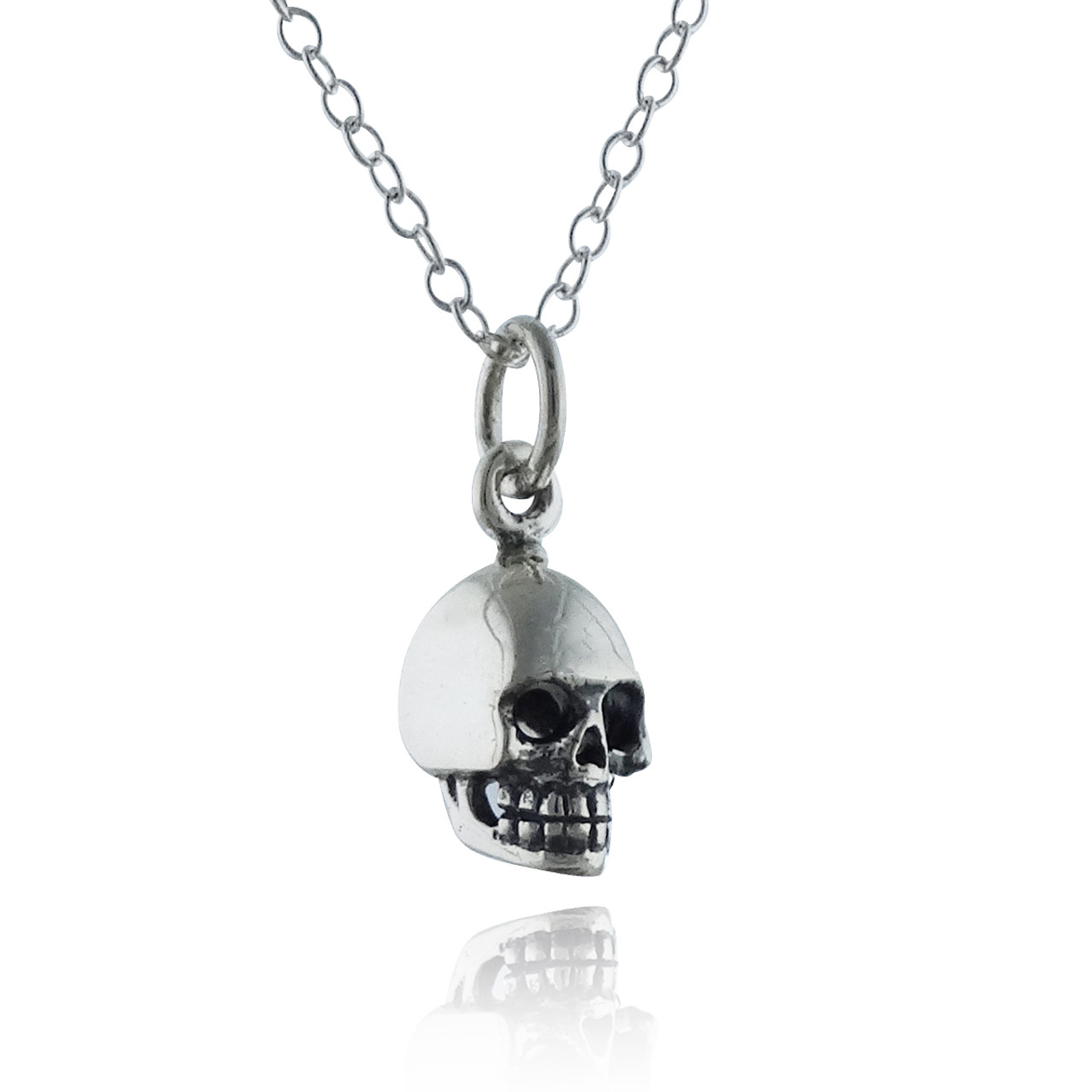 skull charm necklace