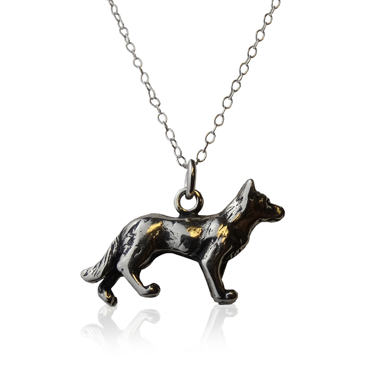 German Shepherd Wholesale Novelty Metal Dog Tag Necklace