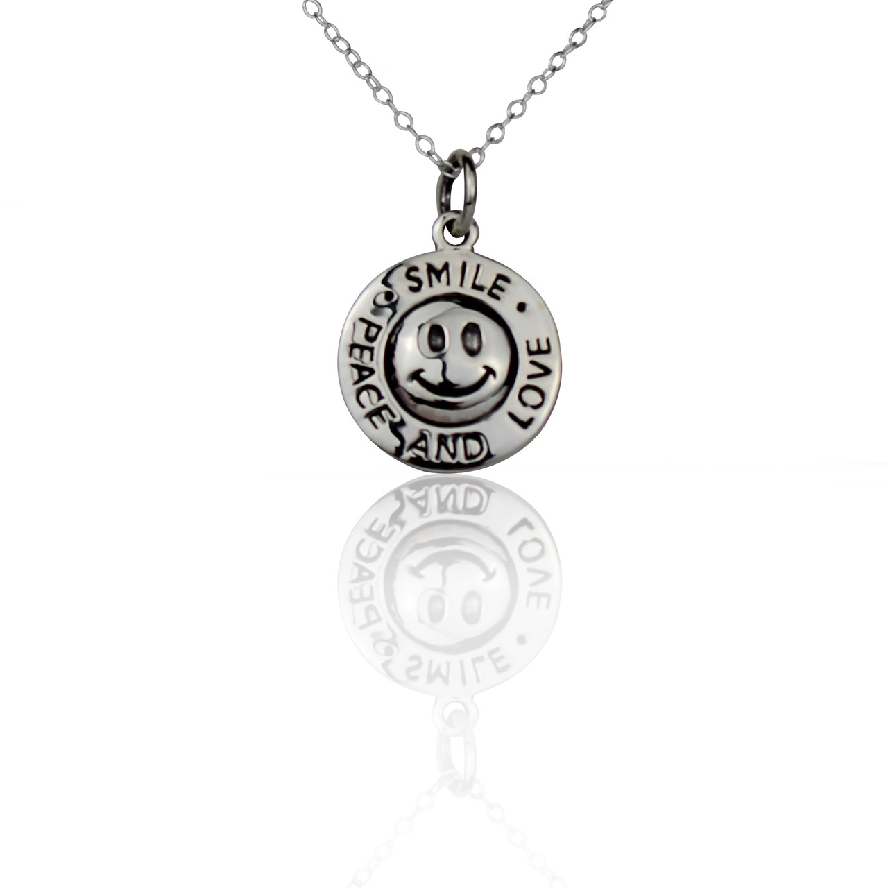 Diamond Small Smiley Face Pendant Necklace - Nuha Jewelers