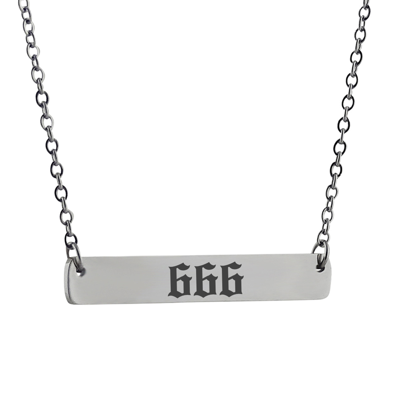 アクセサリー shermer necklace Angel Number 666 Necklace – Serena Van Rensselaer Jewelry