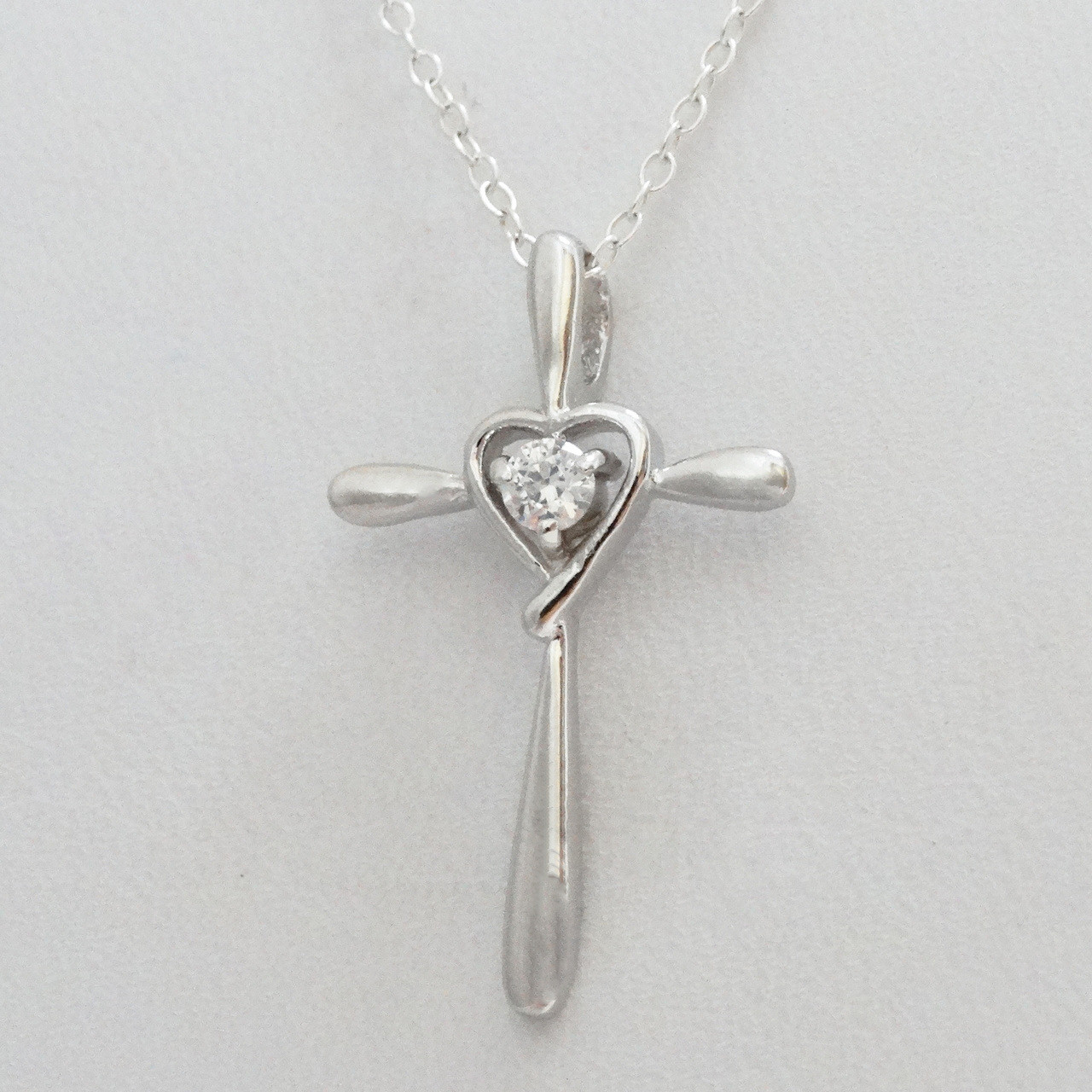 Heart Mood Cross Color Change Necklace - Walmart.com