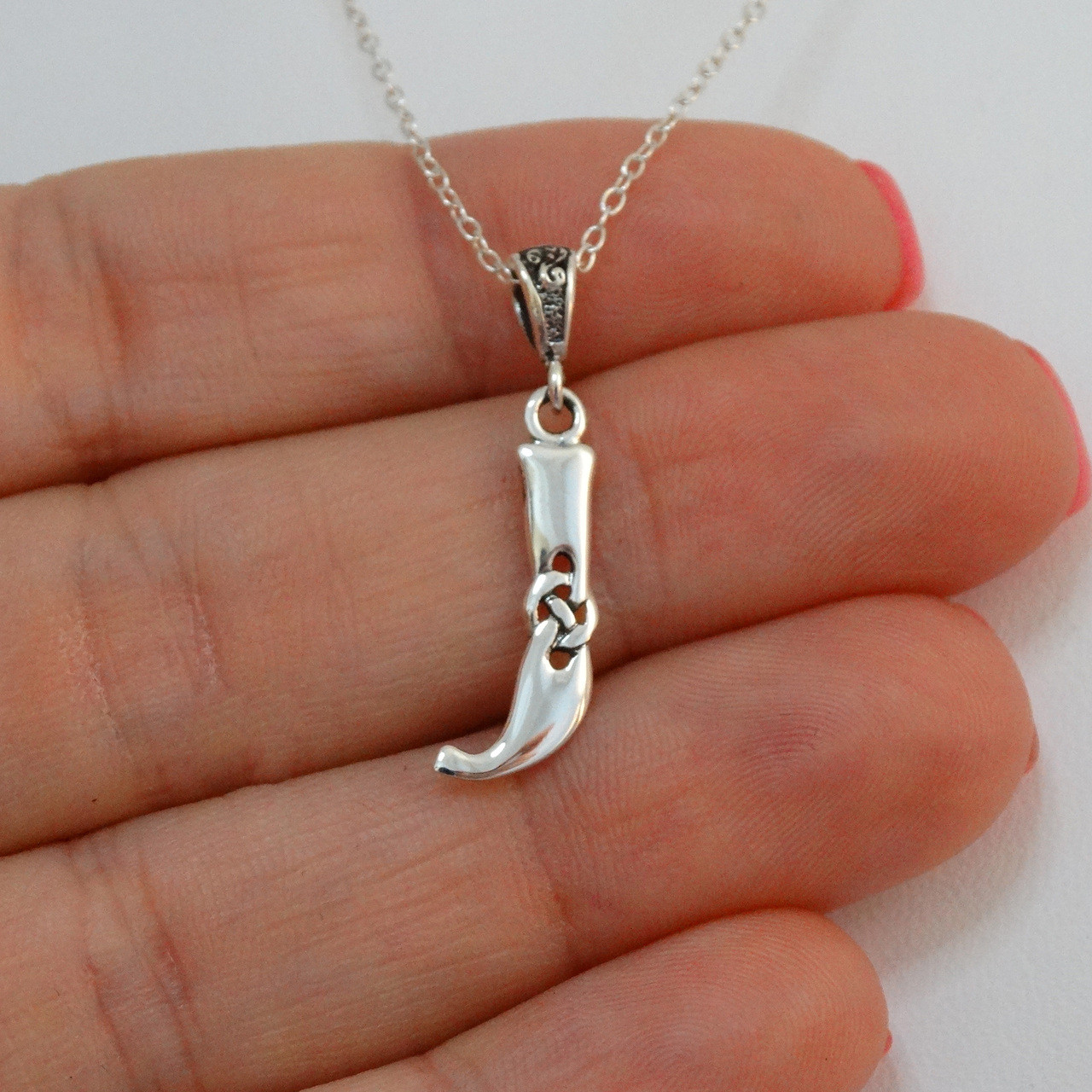 Sterling Silver Celtic Initial Letter J Necklace sterling-silver-celtic-initial-letter-j-necklace