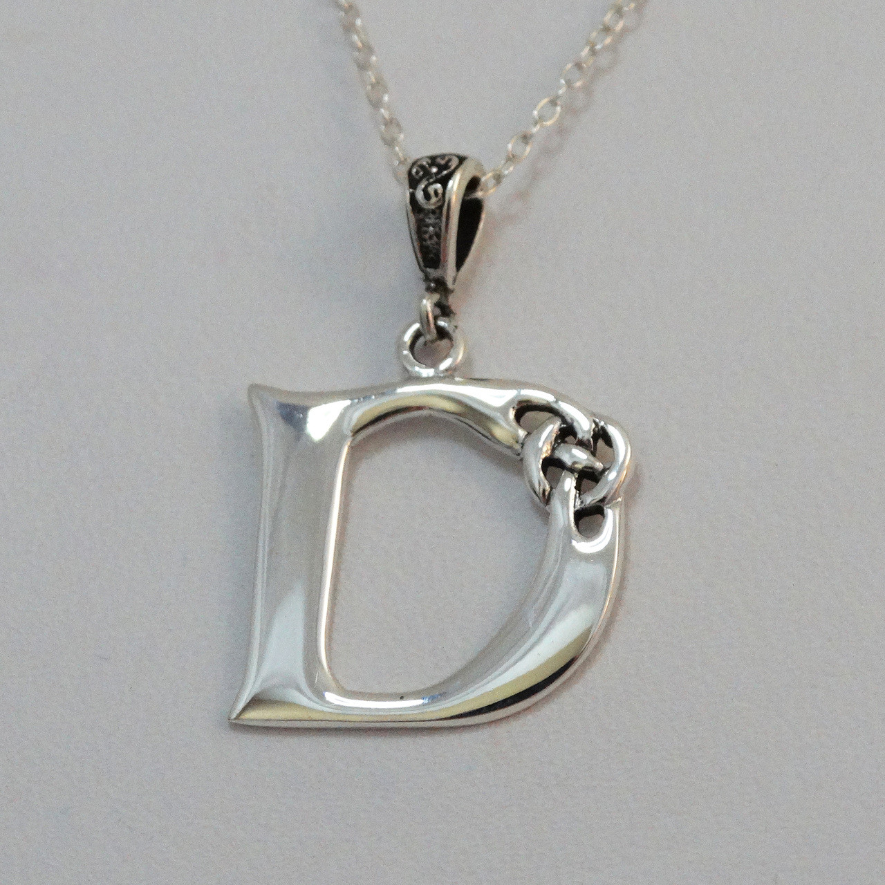 CAROLINE SVEDBOM Initial D Letter Necklace - Gold