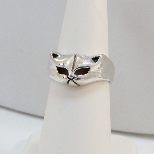 cat face ring