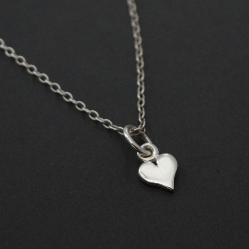 Sterling Silver Add On Tiny Heart Necklace | FashionJunkie4Life