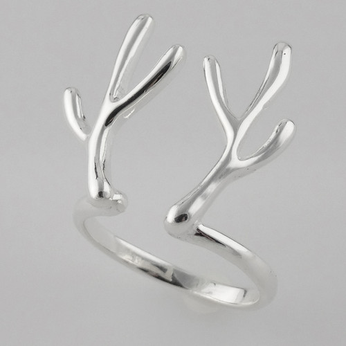 Antler Ring - Sterling Silver