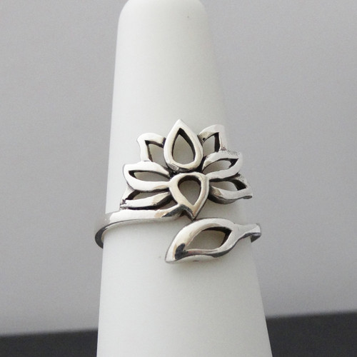 Lotus Ring - Sterling Silver Lotus Ring - Sterling Silver