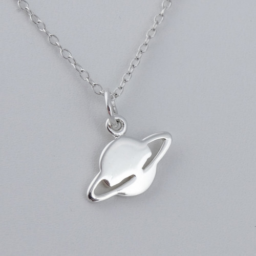 Saturn Necklace - Sterling Silver