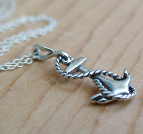 ANCHOR - Sterling Silver Charm Necklace