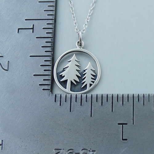 Forest of Trees Necklace in Sterling Silver
