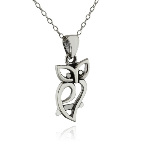 Cute Paw Necklace in Sterling Silver S925