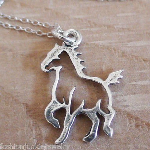 Horse Necklace - 925 Sterling Silver Horse Necklace - 925 Sterling Silver