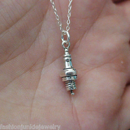 Spark Plug Necklace 925 Sterling Silver FashionJunkie4Life