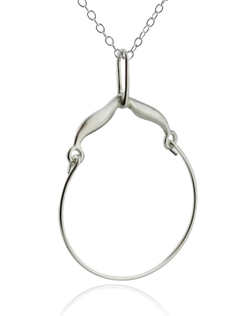 Charm Holder Necklace- 925 Sterling Silver Charm Holder Necklace- 925 Sterling Silver