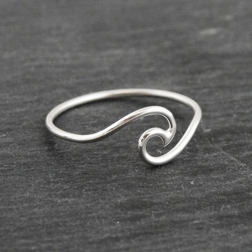 Ocean Wave Ring - 925 Sterling Silver Ocean Wave Ring - 925 Sterling Silver
