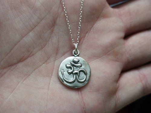 OHM - Sterling Silver Charm Necklace