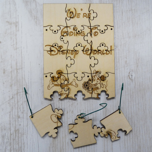 We're Going to Disney World Ornament Puzzle
