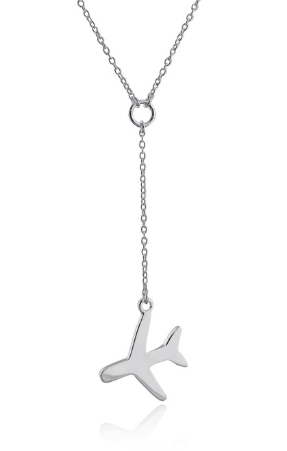 Paper Plane Necklace Pure 925 Sterling Silver Handmade Charm