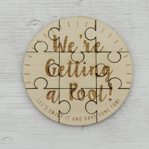 We're Getting a Pool 9pc Puzzle