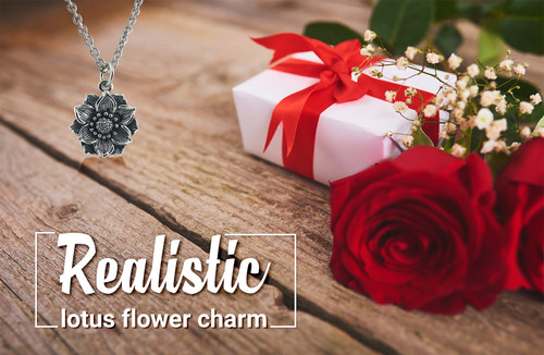 3d silver rose charms flower charms