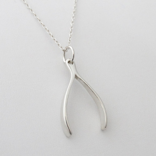 Brand Avenue 925 Silver Wishbone Pendant main image 0