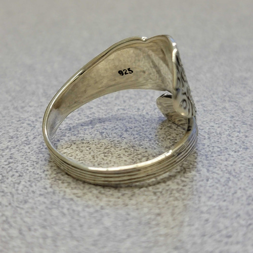 Fancy Spoon Ring in 925 Sterling Silver