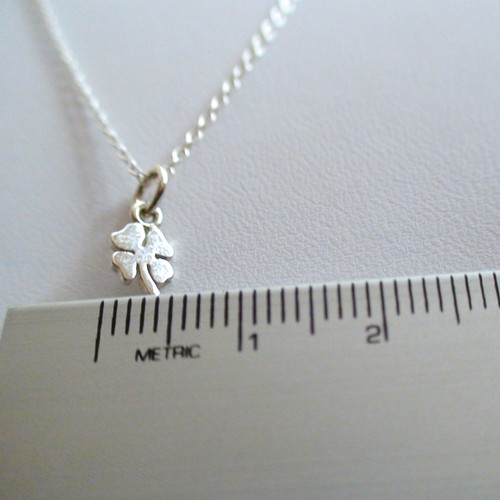 Tiny Four Leaf Clover Necklace