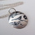 Songbird Necklace - Etched Sterling Silver Pendant