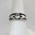 925 Sterling Silver Celtic Claddagh Ring for Men or Women