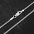 1.8mm Curb Chain Necklace - 925 Sterling Silver