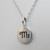 925 Sterling Silver Tiny Scorpio Horoscope Necklace