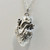 3D Anatomical Heart Necklace - Sterling Silver