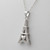 925 Sterling Silver Eiffel Tower Necklace