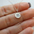 Tiny Gemini Sign Charm Necklace - Sterling Silver Tiny Gemini Sign Charm Necklace - Sterling Silver