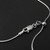 Adjustable Snake Chain Necklace - Sterling Silver .8mm