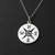 FashionJunkie4Life Collana Con Ciondolo Bussola | Argento 925 | Incisione 'Non Tutti Coloro Che Vagano Sono Perduti' | Catena 45,7 Cm