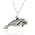Manatee Charm Necklace - Sterling Silver