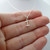 Tiny Initial Letter I Necklace - Sterling Silver
