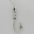 Back of pendant - Fish Hook Necklace - Sterling Silver