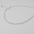 Figaro Charm Anklet 10" - Sterling Silver