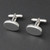 OVAL Plain Cufflinks - Sterling Silver