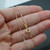 Gold Plated Sterling Silver 1mm BOX Chain Necklace