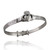 Baby Claddagh Adjustable Bangle Bracelet - Sterling Silver Baby Claddagh Adjustable Bangle Bracelet - Sterling Silver
