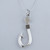 Large Fish Hook Necklace - Sterling Silver