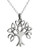 Trinity Celtic Tree of Life Necklace - 925 Sterling Silver