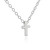 Tiny Cross Necklace - 925 Sterling Silver