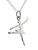 Dancing Ballerina Necklace - 925 Sterling Silver - Dance Tutu Pointe